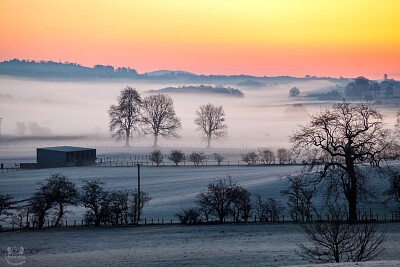 Winter Dawn Scotland jigsaw puzzle