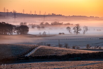 mist   sunrise Scotland jigsaw puzzle