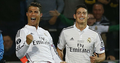 פאזל של James y Cristiano