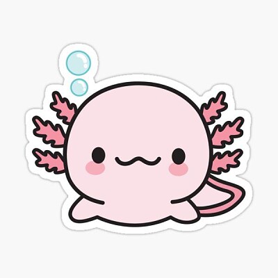 kawaii axolotl