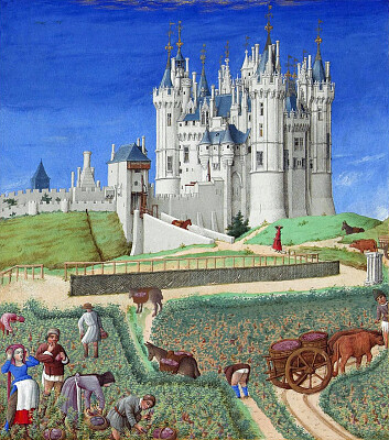 פאזל של Très riches heures du duc de Berry.