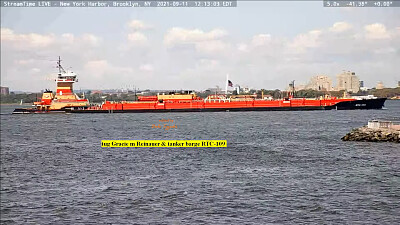 tug Gracie m Reinauer   tanker barge RTC-109