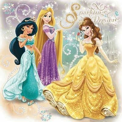 Jasmin, Rapunzel, Belle