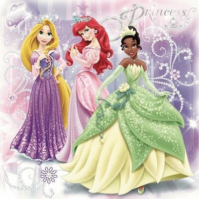 Rapunzel, Arielle, Tiana