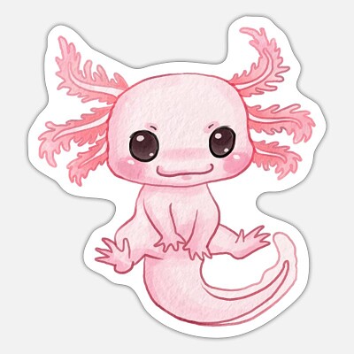 axolotl baby kawaii