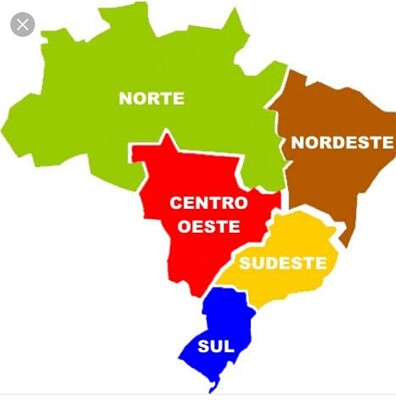 פאזל של As regiões do Brasil