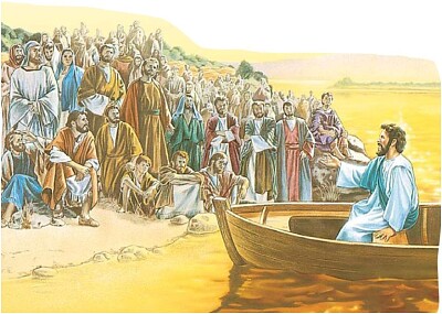 jesus en barca