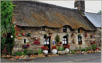 Maison typique de Bretagne