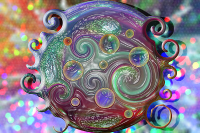 swirly colours jigsaw puzzle