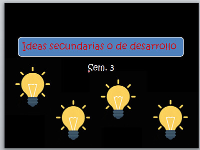 idea principal