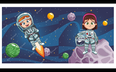 ASTRONAUTAS jigsaw puzzle