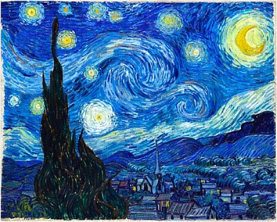 A noite Estrelada, Van Gogh (1889)