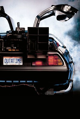 Back to the Future Delorean Back