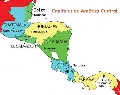 פאזל של América central.