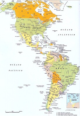 MAPA AMÉRICA