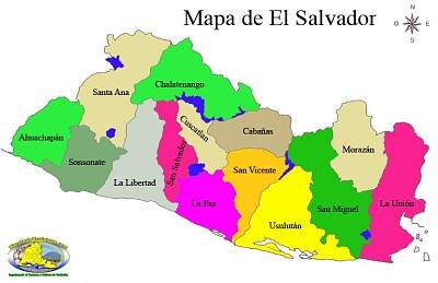 Mapa de El Salvador jigsaw puzzle