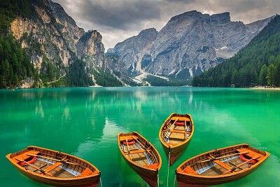 Lago di Bries-Dolomitas jigsaw puzzle