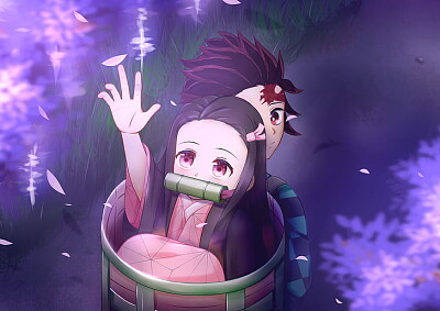 פאזל של NEZUKO Y TANJIRO