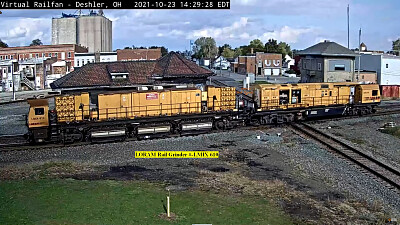 LORAM Rail Grinder at Deshler,OH/USA