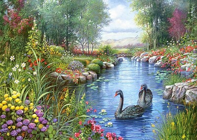 cisnes jigsaw puzzle