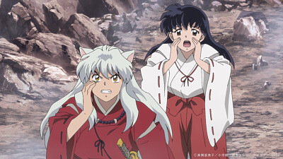 moroha ve a inuyasha y kagome hanyo no yashahime