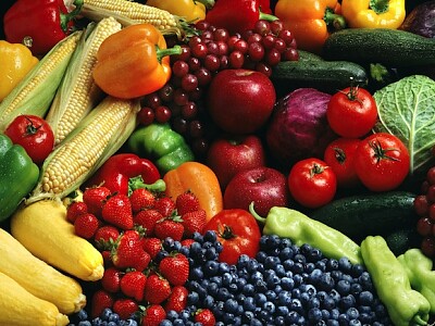 Vegetables and fruit