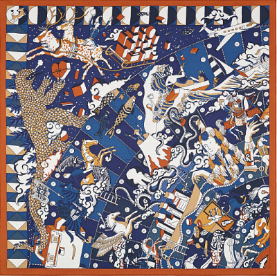 l 'épopée d 'Hermès bleue jigsaw puzzle