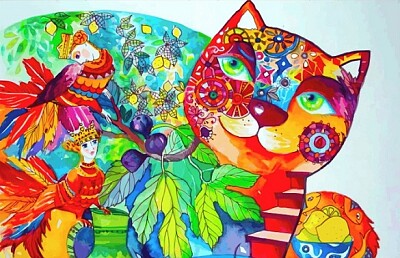 a jigsaw puzzle