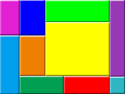 Mosaic in Mondrianic Style