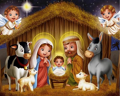פאזל של Nacimiento del niño Jesús