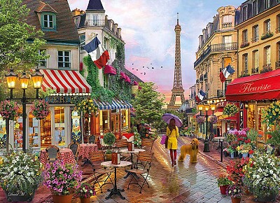 Paseo por Paris jigsaw puzzle