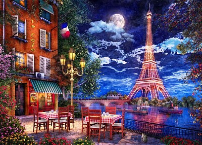 Noche en Paris jigsaw puzzle