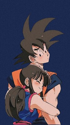 פאזל של goku and chi chi