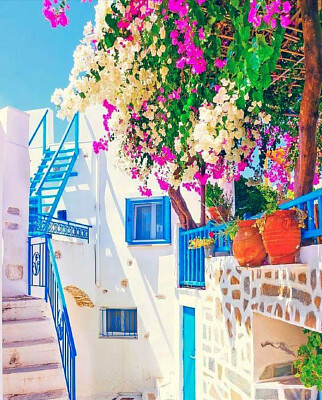 Los colores de grecia jigsaw puzzle