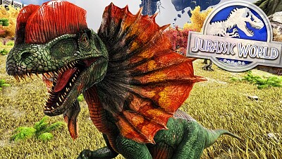 פאזל של Dinosaurio dilofosaurio