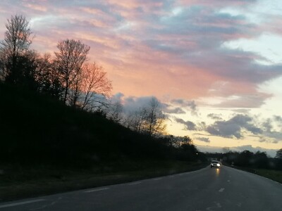 Pink sky