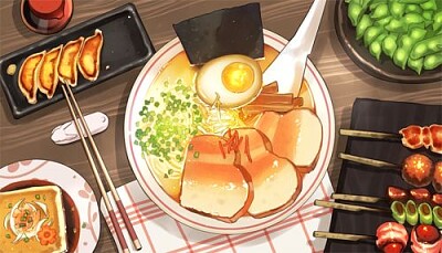 פאזל של food, miyazaki, anime