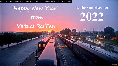 Sunrise at Strasburg Rail Road Company - Happy New