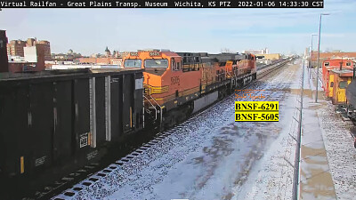 פאזל של BNSF-6291, BNSF-5605, at Wichita,KS/USA