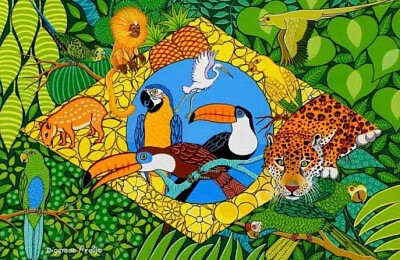 Animais da amazônia jigsaw puzzle