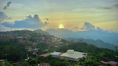 Atardecer en Landázuri