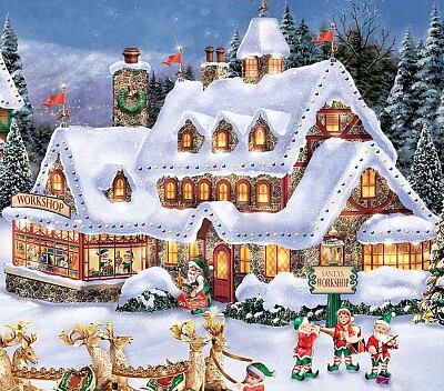 Casa de Papa Noel jigsaw puzzle