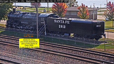 פאזל של Santa Fe #2913 is a 4-8-4 locomotive (close)