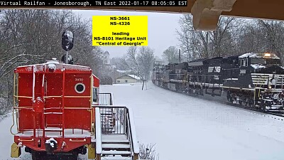 פאזל של NS-3661,NS-4326 leading NS-8101 (hu   "Central of Georgia ") in the sn