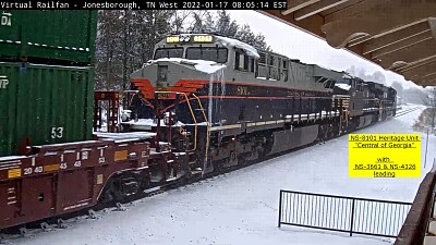 NS-8101 (hu  "Central of Georgia   "), lead by NS-3661, NS-4326 in the jigsaw puzzle