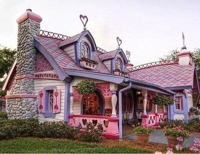 美國奧蘭多，伊莉莎貝拉粉紅小屋
