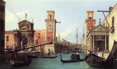 Canaletto Arsenal de Venise