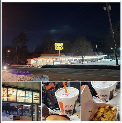 A and W in the winter  northeast Ohio Jan 2022