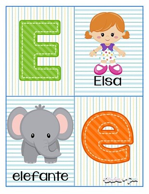 E jigsaw puzzle