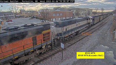 פאזל של BNSF-9570 Executive MaC at Parksville,MO/USA